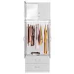 2 dera dhe kabineti Zelia  bardhë 79x42x240cm - Image 2