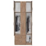 3 dera dhe kabineti Zelia  natyrore 90x42x240cm - Image 2