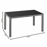 Tabela Eksploroni  me mbrojtje UV PP ngjyrë kafe 150x90x73.5cm - Image 3