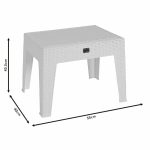 Tabela Kozmike  PP ngjyra anthracite 55x40x43.5cm - Image 3