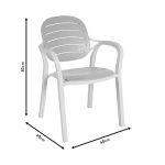 Kolltuk Gentle  PP ngjyrë e bardhë-kapucino - Image 4