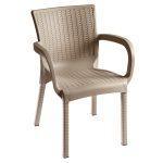 Set ngrënieje Explore-Set  festiv 3 copë PP kapuçino 90x90x73,5cm - Image 3