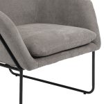 Armchair Indelible  pëlhurë gri-e zezë 76x67x81cm - Image 6