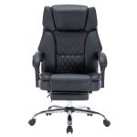 Karrige zyre Thrive, me mekanizën masazh dhe me ngrohje në pjesën e shpinës, PU e zezë - Image 6