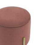 Krijimtaria e stolave  kadife e kalbur mollë-artë D35x42cm - Image 3