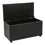 Tabure Corben, PU ngjyrë e zezë 80x43x45cm - Image 4