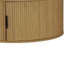 Tabela e kafesë Scandi  MDF natyrore D80x35.5cm - Image 4