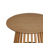 Tavolinë mesi Domonic, ngjyrë natyrale D60x45cm - Image 2