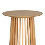 Tavolina e lartë e barit Fugol mdf natyrore D60x105cm - Image 2