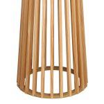 Tavolina e lartë e barit Fugol mdf natyrore D60x105cm - Image 3