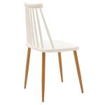 Karrige Aurora  PP këmbë bardhë-natyrore 43x48x79cm - Image 2