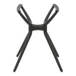 Tavolina bash Herno  e zezë pp 60x61x73cm - Image 2