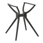 Tavolina bash Herno  e zezë pp 60x61x73cm