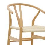 Bar stol Wishbone  natyrore beech druri-litar natyror 53x54x107cm - Image 6