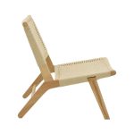 Armchair Filippo  natyrore beech druri-litar natyror 68x72x74cm - Image 3