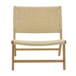 Armchair Filippo  natyrore beech druri-litar natyror 68x72x74cm - Image 4