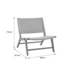 Armchair Filippo  natyrore beech druri-litar natyror 68x72x74cm - Image 7