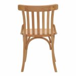 Karrige Flisbie, e përbërë nga druri natyral i ahut, 46x48x86cm - Image 5