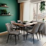 Karrige Vittorio  anthracite-black metal këmbë 46x62x80cm - Image 2