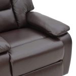 Armchair relax Terpsi  PU kafe 80x94x100cm. - Image 6