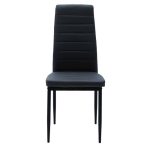 Karrige Parker  PU anthracite-black leg 42x48x98cm - Image 4