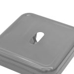 Stol Utopia, metal ngjyrë gri mat 30x30x45cm - Image 3