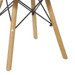 Natali tryezë për fëmijë  MDF bardhë dhe natyrore dru bletë 60x60x51cm - Image 3