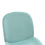 Karrige Maley kadife e gjelbër, këmbë metal ngjyrë ari 47x60x90cm - Image 6