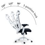 Karrige zyre menaxheri Andrew, rrjetë ngjyrë gri e errët, 65x61x125cm - Image 3