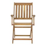 Mobie  kolltuk me palosje dru natyral akacie 56x61x89cm - Image 4