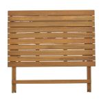 Tavolinë ngrënie Recofly-Jaybo set  me 5 palosje dru natyral të fortë akacie 100x65x72cm - Image 4