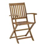 Tavolinë e ngrënies Joter-Carpuva, prej 3 copë, dru masiv akacie D70x74cm - Image 6