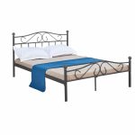 Shtrati Yorick metal i zi, 140x190x99cm