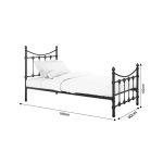 Krevat Beowulf, metal i zi 90x190x102cm - Image 5