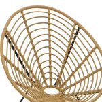 Kolltuku Naoki  pe kembe e zeze natyrale-metal 78x74x87cm - Image 5