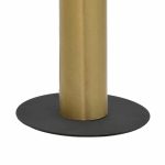 Llambë dyshemeje Kabllo Inart, Ε27 metal i zi, D46x114cm - Image 3