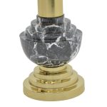 Tavolinë anësore Cogent Inart, metal i zi-ari D46x50cm - Image 3