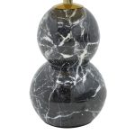 Tavolinë anësore Dearest Inart, mermer blu-metal ari D41x57cm - Image 3