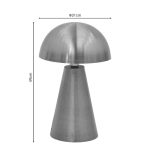 Llambë tavoline Whity Inart, E27 metal ngjyrë ari, D31x49cm - Image 3