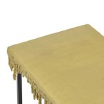 Tabela e raftit dekor Bulco Inart, metal i zi ngjyrë ari 80.5x28x72cm - Image 4