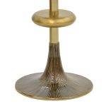 Tavolinë anësore Trego Inart, metal ari-e zezë D39x55cm - Image 4