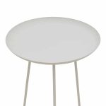 Tavolinë anësore Flaz Inart, ngjyrë e bardhë D46x50cm - Image 2