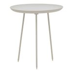 Tavolinë anësore Flaz Inart, ngjyrë e bardhë D46x50cm