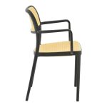 Karrige Westley, PP natyral-e zezë 58x47x81cm - Image 3