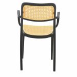 Karrige Westley, PP natyral-e zezë 58x47x81cm - Image 5