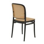 Karrige Nereus, PP ngjyrë e zezë natyrale, 45x43x84cm - Image 2