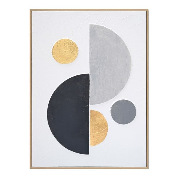 Pikturë muri në kanavacë Geometric I Inart 52x4.5x72cm