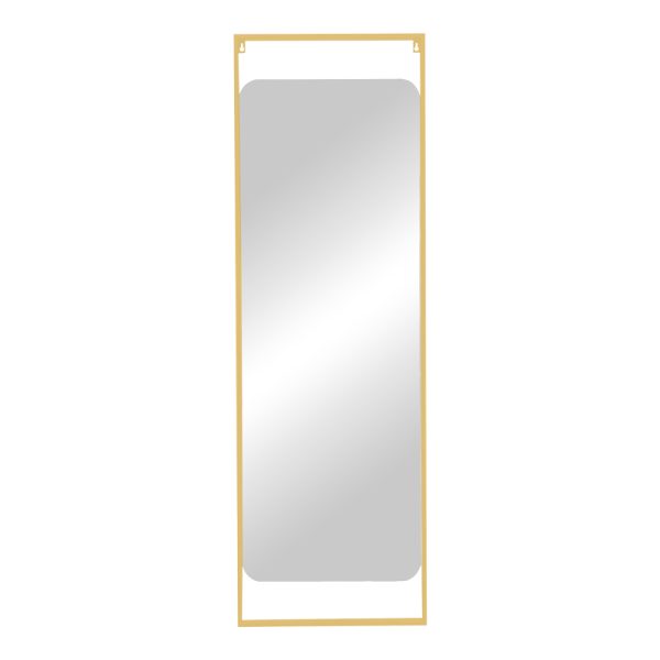 Pasqyrë Piza Inart, metal ngjyrë ari 45x2x140cm