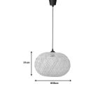 Llambë tavani Universe Inart, E27, bambu natyrale D38χ175cm - Image 3