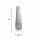 Llambë dyshemeje Solian Inart, E27 bambu në ngjyrë natyrale, D27x96cm - Image 3